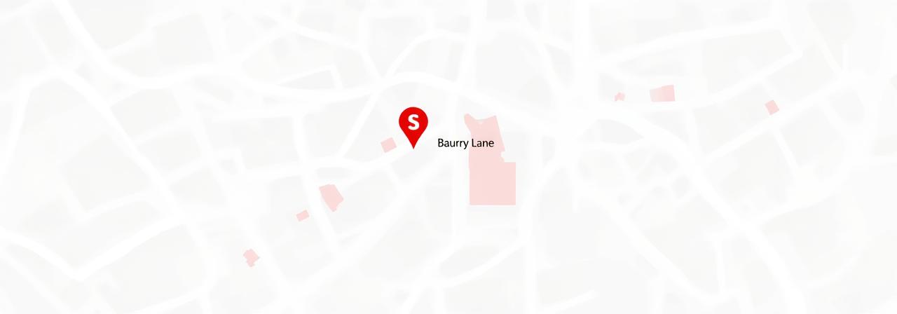 Static map showing Loom & Leaf Wellness location at 8 Barry Lane, South Yarra