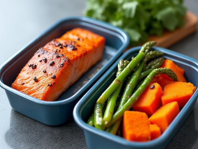 Healthy meal prep for night shifts